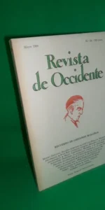Revista de Occidente, Recuerdo de Gregorio Marañón, VVAA, núm. 84, 1988