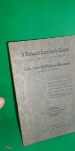 Fernando Ramírez de Luque (intento biográfico), por José M. Molina Moreno, discurso, Córdoba, 1929