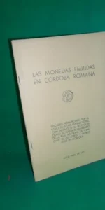 las monedas emitidas en Córdoba romana, discurso, 1971, Luis Mapelli