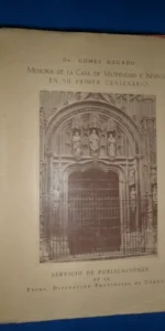 memoria de la casa de maternidad en su primer centenario, Dr. Gómez Aguado, ed. Diputación Córdoba