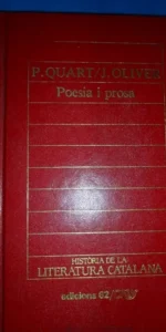 Poesia y prosa, P. Quart y J. Oliver, edicions 62