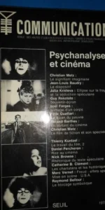 Psychanalyse et cinema, Communications número 23, 1975, ed. Du Seuil