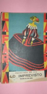 Lo imprevisto, Francisco Viu, ed. La Farsa, 1929