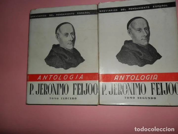 Antología, P. Jerónimo Feijoo, 3 tomos, , ed. FE Antología, P. Jerónimo Feijoo, 3 tomos, , ed. FE