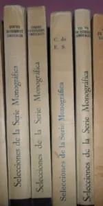 Selecciones de la serie monográfica, 7 vols., 1-7, 1956-1959, ed. FET y JONS Selecciones de la serie monográfica, 7 vols., 1-7, 1956-1959, ed. FET y JONS