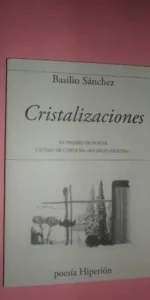 Cristalizaciones, Basilio Sánchez, ed. Hiperión, nuevo