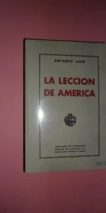 Lección de América, Antonio Jaén, edición facsímil de la de 1934, precintado