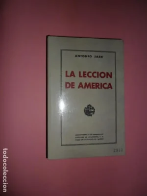 Lección de América, Antonio Jaén, edición facsímil de la de 1934, precintado