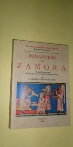 Romancero de Zamora, Césareo Fernández Duro, facsímil, ed. Maxtor