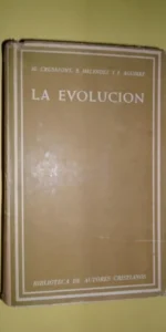 La evolución, Crusafont, Meléndez, Aguirre, ed. Biblioteca de Autores Cristianos