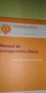 Manual de psicogeriatría clínica, Inmaculada de la Serna, ed. Masson