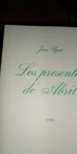 Los presentes de abril, Juan Ugart, facsímil, ed. Diputación de Córdoba