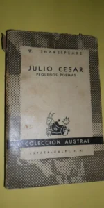 Julio César, Pequeños Poemas, W. Shakespeare, colección Austral