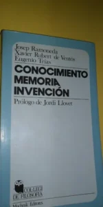 Conocimiento, Memoria, Invención, VVAA, ed. Muchnik