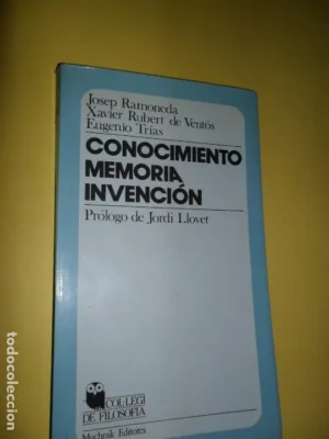 Conocimiento, Memoria, Invención, VVAA, ed. Muchnik