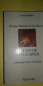 Escritos literarios, Gaspar Melchor de Jovellanos, ed. Espasa Calpe