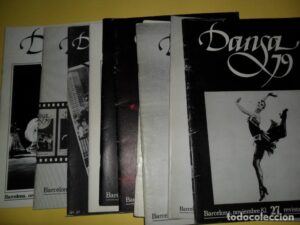 Lote de 10 revistas Danza 79, núms. 20-28 y 37, 1981-1982-1984