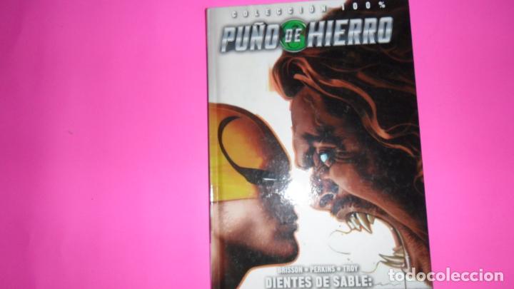 Puño de hierro, Dientes de sable: segundo asalto, Brisson, Perkins, Troy, ed. Panini, cartoné Puño de hierro, Dientes de sable: segundo asalto, Brisson, Perkins, Troy, ed. Panini, cartoné