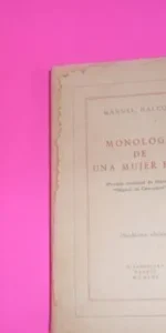 Monólogo de una mujer fría