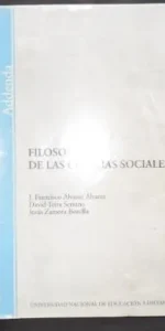 Filosofía de las Ciencias sociales, Álvarez, Serrano y Bonilla, Ed. UNED