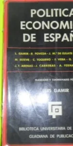 Política económica de España, VVAA, ed. Guadiana, tapa blanda Política económica de España, VVAA, ed. Guadiana, tapa blanda