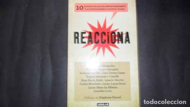 Reacciona, VVAA, ed. Aguilar Reacciona, VVAA, ed. Aguilar