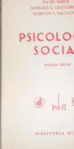 Psicología social, Krech y otros, Ed. Biblioteca nueva