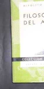 Filosofía del Arte, Hipolito Taine, Ed. Espasa Calpe