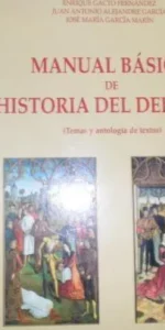 Manual básico de la Historia del Derecho