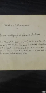 Poema manuscrito Ricardo Molina, Cántico a la Inmaculada