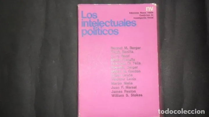 Los intelectuales políticos, VVAA, Ed. Nueva visión Los intelectuales políticos, VVAA, Ed. Nueva visión