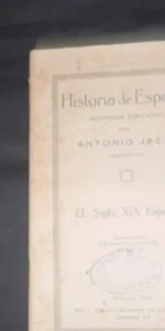 Historia de España (Novísima edición), El siglo XIX español