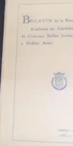 Boletín de la Real Academia de Córdoba, de Ciencias, Bellas Letras y Nobles Artes, 102, 1981