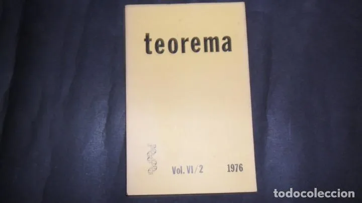Teorema, vol. VI/2 Teorema, vol. VI/2