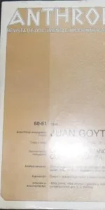 Anthropos, 60-61, Revista de documentación científica de la cultura, Juan Goytisolo, 1986