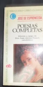 Poesías completas, José de Espronceda, ed. Bruguera