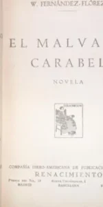 El malvado carabel, W. Fernández Flórez, ed. Renacimiento