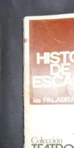 Historia de una escalera, Las palabras en la arena, Buero Vallejo, Colección Teatro, ed. Escelicer
