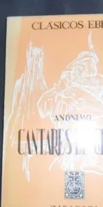 Cantares de Gesta, Anónimo, Guardiola Alcover, ed. Ebro