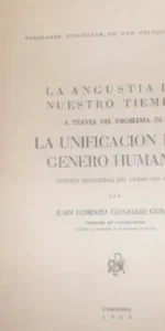 La angustia de nuestro tiempo, Juan Lorenzo González Gómez, Córdoba, 1963