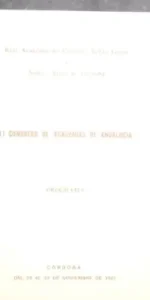 II Congreso de Academias de Andalucía, Programa, Córdoba, 1981