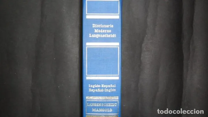 Diccionario Moderno Inglés-Español, ed. Langenscheidt Mangold Diccionario Moderno Inglés-Español, ed. Langenscheidt Mangold