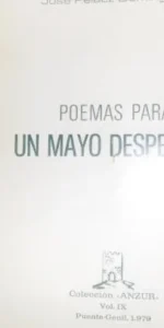 Poemas para un mayo despertar