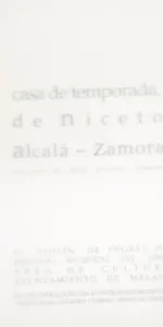 Casa de temporada, de Niceto Alcalá Zamora, col. El violín de Ingres, ed. Ayto. de Málaga