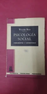 Psicología social, Walter Beck, ed. Morata