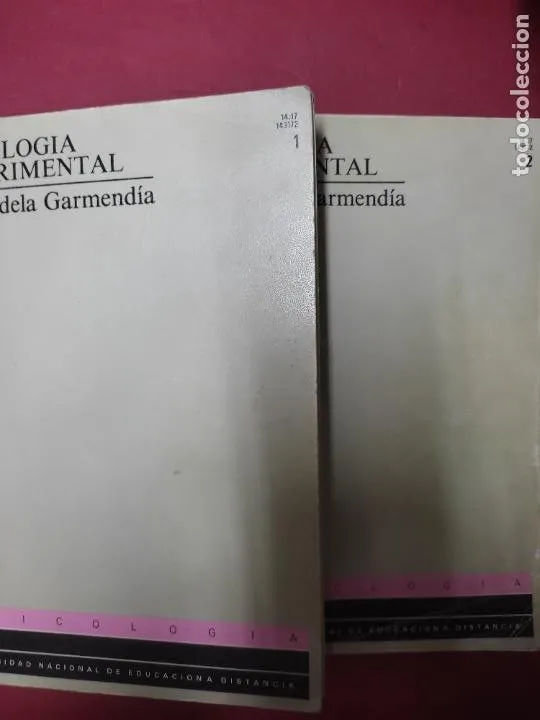 Psicología experimental, Pío Tudela Garmendía, ed. UNED Psicología experimental, Pío Tudela Garmendía, ed. UNED