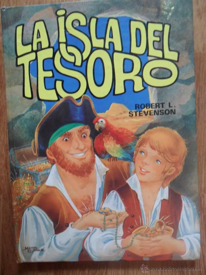 La isla del tesoro, Robert L. Stevenson, ed. Garza, 1986, ilustrado La isla del tesoro, Robert L. Stevenson, ed. Garza, 1986, ilustrado