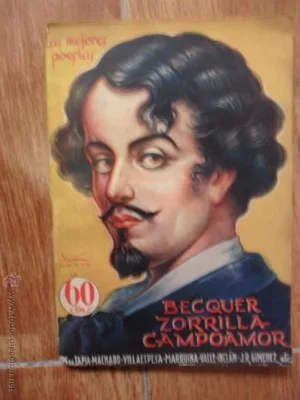 Las mejores poesías, Bécquer, Zorrilla, Campoamor, ed. Prensa Popular