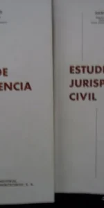 Estudios de jurisprudencia Civil, Ramón López Vilas, ed. Montecorvo, 1989