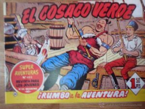 El cosaco verde, ¡Rumbo a la aventura!, reedición Bruguera, 1961